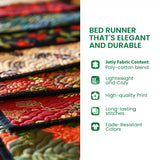 Tropical Hibiscus Quilted Bed Runner NCU0NT8592
