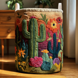 Cactus Horizon Quilted Laundry Basket NCU0DDK1291