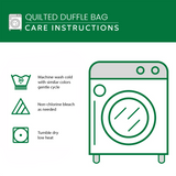Chonkster Pug Quilted Duffle Bag NCU0PT9555
