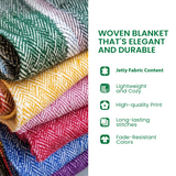 Sea Serenity Woven Sofa Blanket NCU0PT4947