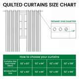 Tribal Buffalo Quilted Curtains NCU0TV1617