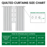 Forest Spirit Quilted Curtains NCU0TV1080