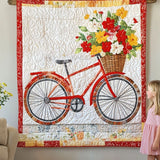 Flowery Ride Art Quilt Hanging NCU0PT820