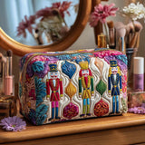 Holiday Guard Quilted Makeup Bag NCU0PT9502