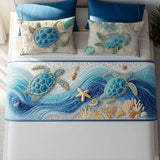 Turtle Quilted Bed Runner NCU0VT211