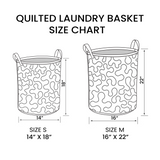 Sky Flutter Quilted Laundry Basket NCU0PVL431
