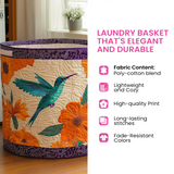 Cavalier Flower Garden Quilted Laundry Basket NCU0HNH456