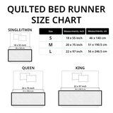Reindeer Delight Quilted Bed Runner NCU0DK10012