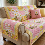 Soft Daisy Quilted Sofa Cover NCU0TD2508