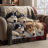 Winter Pack Slumber Quilted Sofa Cover NCU0XD1270