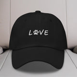 Dog Love Embroidered Hat