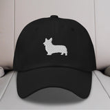 Corgi Silhouette Embroidered Hat