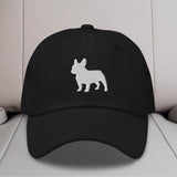 French Bulldog Silhouette Embroidered Hat