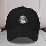 Bearded Collie Head Embroidered Hat