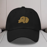 Dachshund Head (Red/Cream) Embroidered Hat