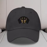 Dachshund Head Embroidered Hat