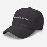 I Left My Dog For This Embroidered Hat