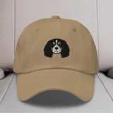 Cavalier King Charles Spaniel Head (Tricolor) Embroidered Hat