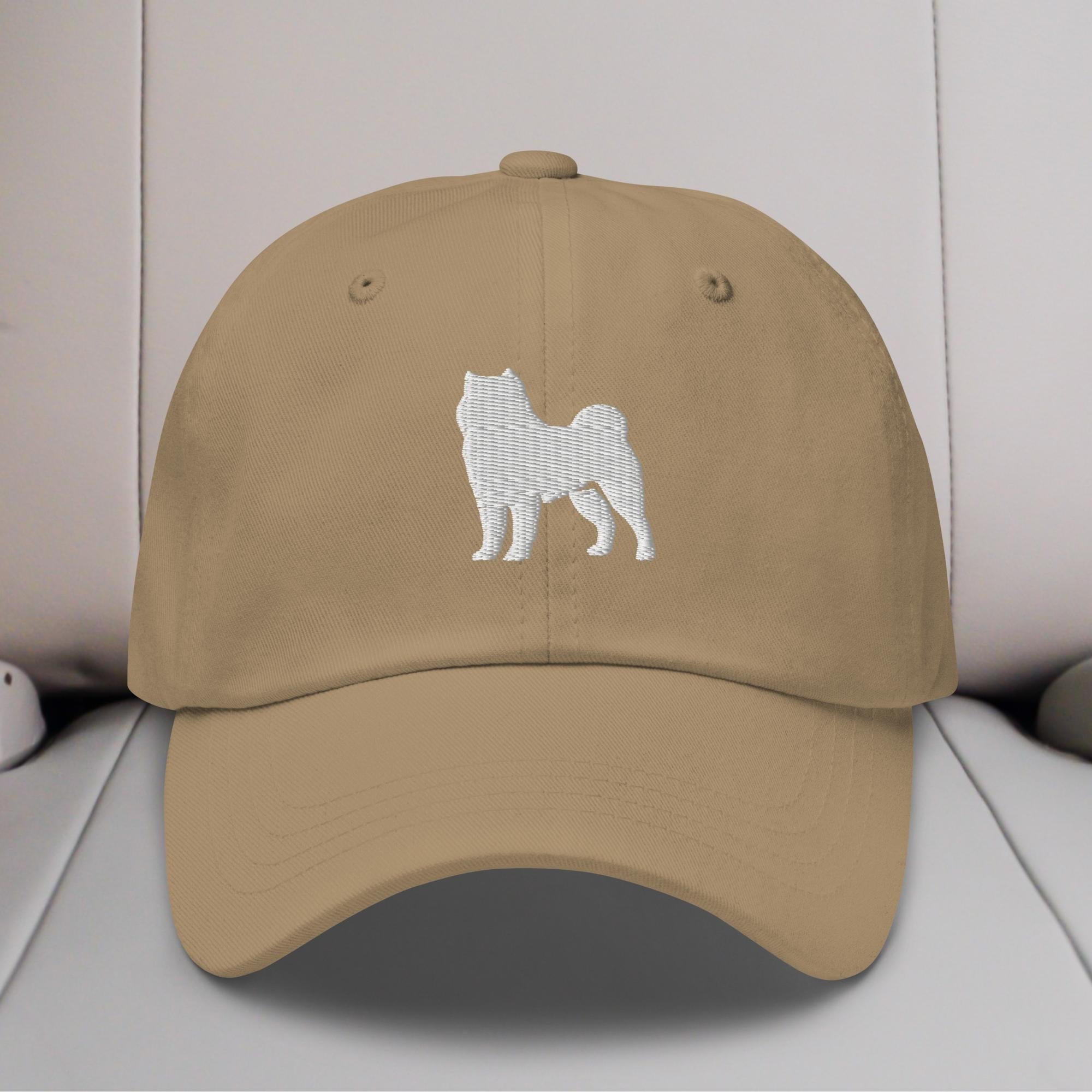 Akita Silhouette Embroidered Hat