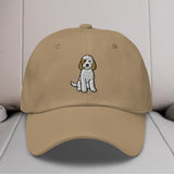 Goldendoodle (White & Gold) Embroidered Hat