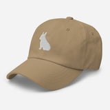 French Bulldog Sit Silhouette Embroidered Hat