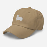 Corgi Silhouette Embroidered Hat