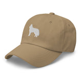 Husky Silhouette Embroidered Hat
