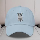 Frenchie Sit Embroidered Hat