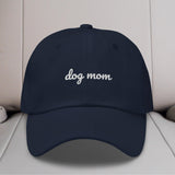 Dog Mom Cursive Embroidered Hat