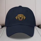 Golden Retriever Head Embroidered Hat