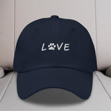 Dog Love Embroidered Hat