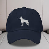 Belgian Malinois Silhouette Embroidered Hat