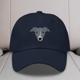 Italian Greyhound Head Embroidered Hat