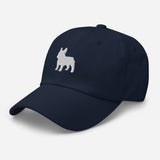 French Bulldog Silhouette Embroidered Hat