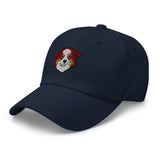 Mini American Shepherd/Mini Aussie Head (Red) Embroidered Hat