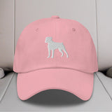 Boxer Silhouette Embroidered Hat