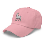 Bull Terrier (White) Embroidered Hat