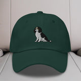 Cavalier King Charles Spaniel Sit (Tricolor) Embroidered Hat