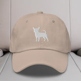 Chihuahua Silhouette Embroidered Hat