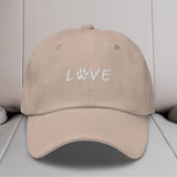 Dog Love Embroidered Hat