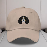 Cavalier King Charles Spaniel Head (Tricolor) Embroidered Hat