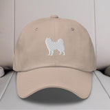 Malamute Silhouette Embroidered Hat