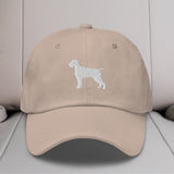 German Wirehaired Pointer Embroidered Hat