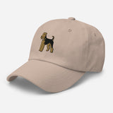 Airedale Terrier Embroidered Hat