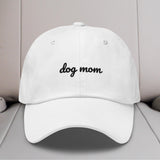 Dog Mom Cursive Embroidered Hat