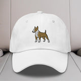 Bull Terrier (Fawn & White) Embroidered Hat