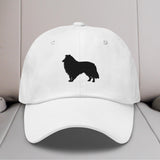 Collie Silhouette Embroidered Hat