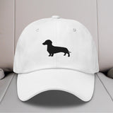 Dachshund Silhouette Embroidered Hat