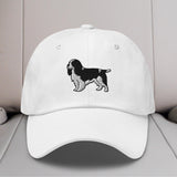 Cavalier King Charles Spaniel (Black & White) Embroidered Hat