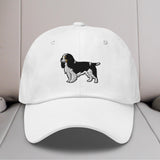 Cavalier King Charles Spaniel (Tricolor) Embroidered Hat